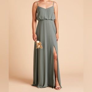 GWENNIE DRESS in CHIFFON SEA GLASS by Birdy Grey